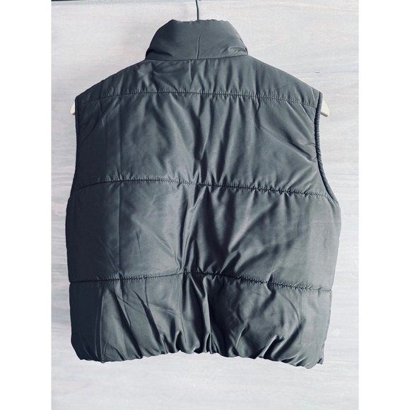 WHITE FOX BOUTIQUEFind My Way Puffer Vest Black Size Small Gorpcore‎ - Picture 4 of 5
